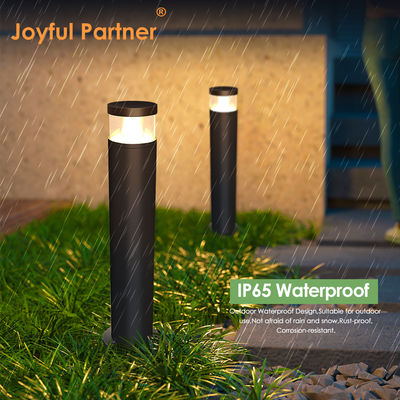 Luz de jardín LED de bolardo exterior de bajo voltaje RA92 LED BRIDGELUX, altura de 600 mm para paisaje, patio y camino