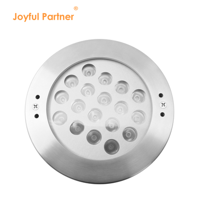 Iluminación de la lámpara de la piscina submarina IP68 12V de acero inoxidable 18W 36W LED de un solo color Certificación CE ROHS