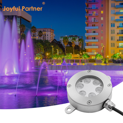 Compañero alegre IP68 impermeable 6W/12W/18W DC12V RGB DMX LED submarino Fuente de música Bailando agua