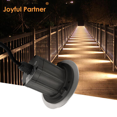 Dirección de salida lateral por encima de las luces LED SMD 4-Way Output 316 cubierta frontal de acero inoxidable con manga de montaje ABS