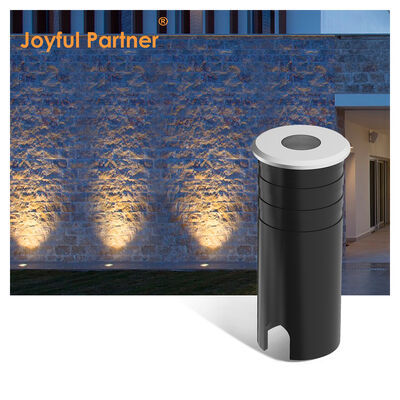 LED Uplight 316 Capa de acero inoxidable Cuerpo de lámpara de aluminio Vidrio templado IP67 1W Blanco cálido 3000K