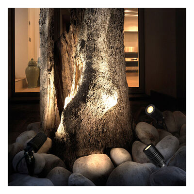 Luzes LED para jardines IP65 14W COB DC24V LED DIA68MM 2700K Capó anti-brillo blanco cálido para iluminación de jardines