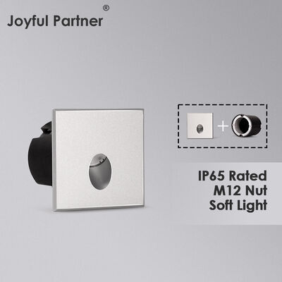 Luz de pared LED exterior 3W 3000K Aluminio blanco para jardín y patio