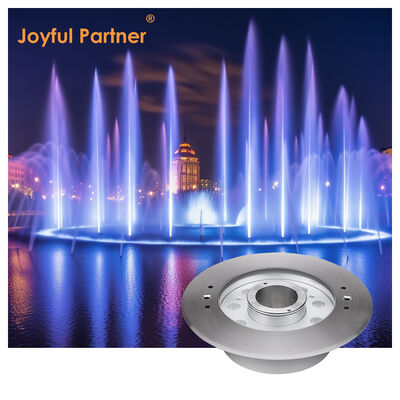 Luz de fuente LED exterior IP68 impermeable de acero inoxidable DMX RGB con decoración submarina dinámica