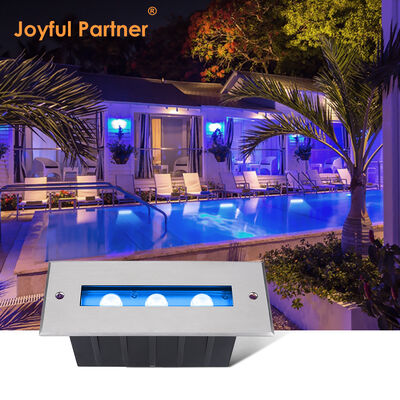Luz lineal bajo el agua IP68 RGB Marine Receso bajo el agua Resina 316SS Relleno DC24V
