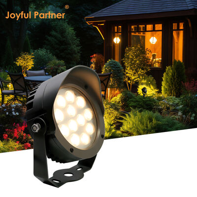 Foco LED para jardín con ángulo de haz ajustable 36W, driver DMX512 integrado, DC24V RGB3in1